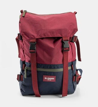 Sac à dos de trekking - El Ganso - Rouge et bleu