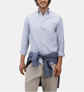 Chemise Oxford à col américain - El Ganso - Bleu