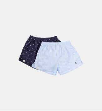 Pack de caleçons Plain Plain et Striped Butcher - El Ganso - Bleu