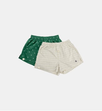 Lot de deux caleçons en coton - El Ganso - Vert