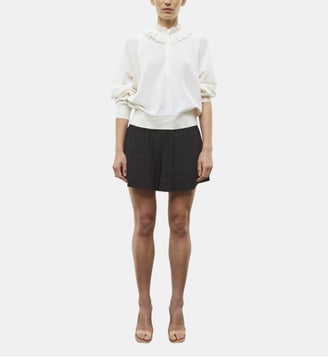 Top col fantaisie - Molli - Crème