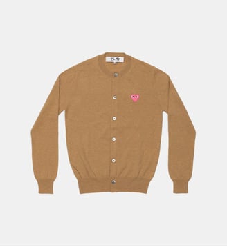 Cardigan col rond - Comme des Garçons PLAY - Camel