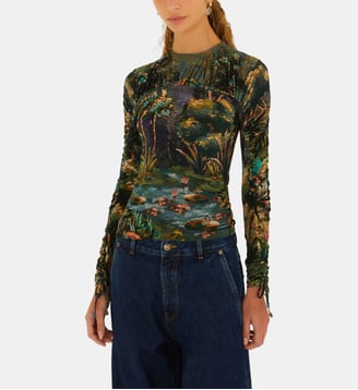 Blouse Petricor à manches longues - Farm Rio - Multicolore