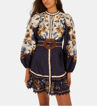 Robe courte Golden Nature - Farm Rio - Multicolore