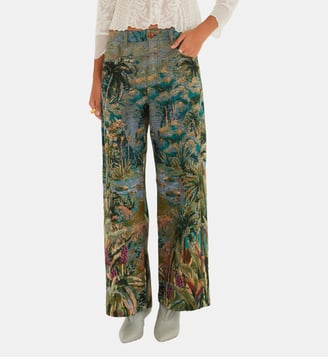 Pantalon ample Petricor - Farm Rio - Multicolore