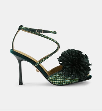 Sandales à talon aiguille Pom - Kurt Geiger London - Dark green