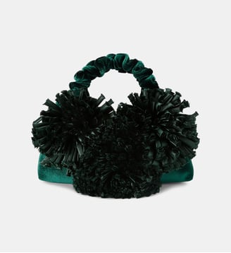 Sac à main Mini Tote Pom - Kurt Geiger London - Vert foncé