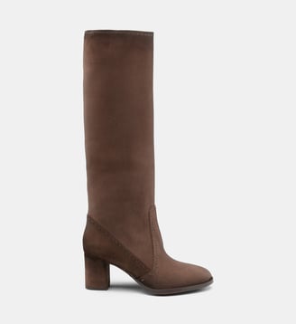 Bottes à talon mi-haut Seta - Santoni - Marron