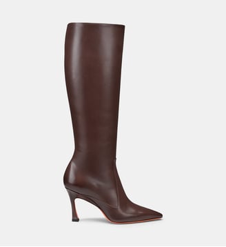 Bottes à talon bobine - Santoni - Marron foncé