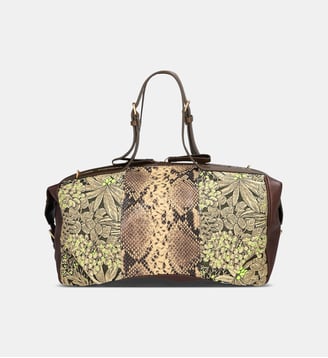 Sac Jacquard East-West - Dries Van Noten - Sand