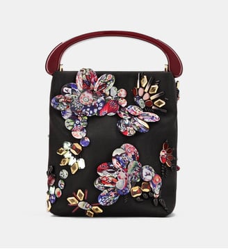 Micro sac brodé - Dries Van Noten - Black