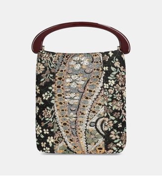 Micro sac brodé - Dries Van Noten - Brown
