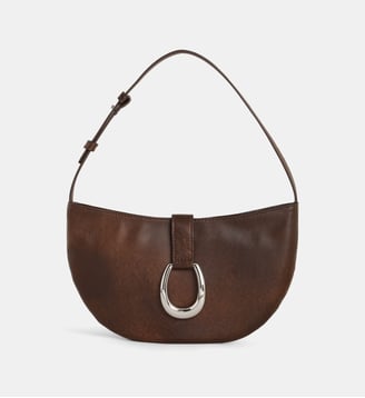 Sac à main Harlow Crescent cuir - Staud - Espresso