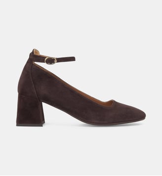 Babies velours Sissi à talon - Mellow Yellow - Marron