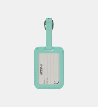 Lot de 2 étiquettes à bagages - American Tourister - Vert fluo