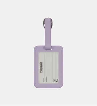 Lot de 2 étiquettes à bagages - American Tourister - Violet clair