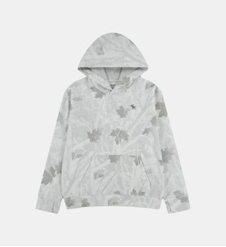 Sweat à capuche - Abercrombie Kids - Gris clair