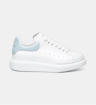 Sneakers Oversized - McQueen - Blanc et bleu