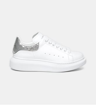 Sneakers Oversized - McQueen - Blanc et argent