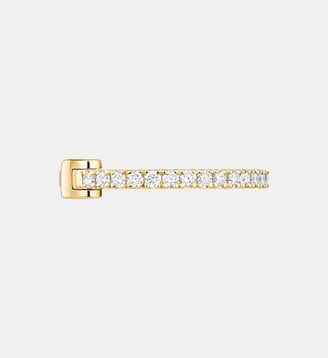 Mono clip d'oreille en or jaune et diamants - Messika - Or jaune