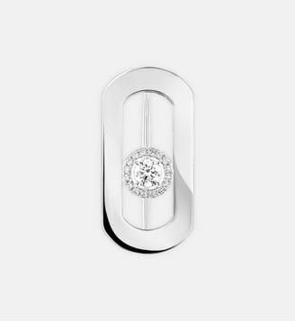 Broche en or blanc et diamants - Messika - Or blanc
