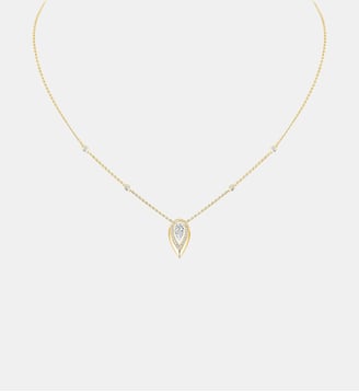 Collier en or jaune et diamants - Grand modèle - Messika - Or jaune