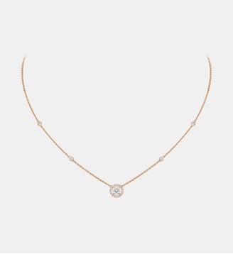 Collier en or rose et diamants taille brillant - Messika - Or rose