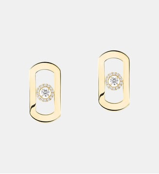 Boucles d'oreilles en or jaune et diamants - Messika - Or jaune