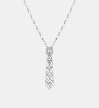 Collier pompon en or blanc et diamants - Messika - Or blanc