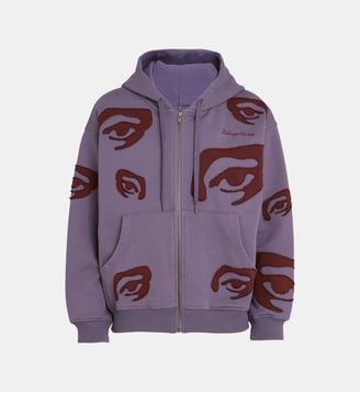 Hoodie Allover Eye - Kid Super - Violet