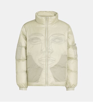 Doudoune Translucent Face - Kid Super - Vert pâle