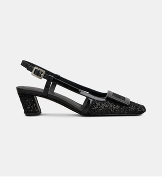 Escarpins Slingback Belle Vivier 45 - Roger Vivier - Noir