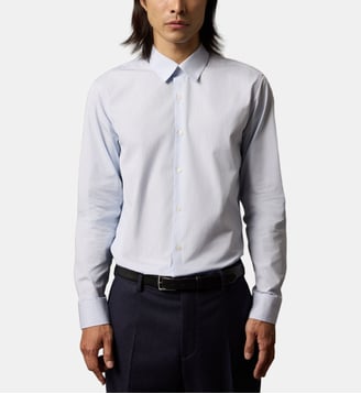 Chemise Jake - Balibaris - Blanc et bleu