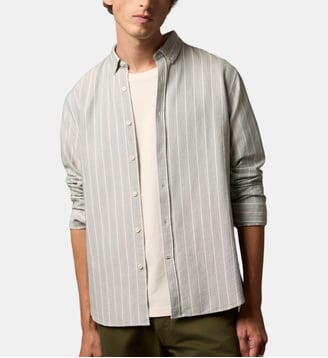 Chemise Collège - Balibaris - Bleu clair et blanc