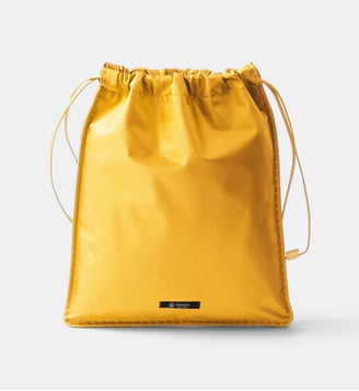 Pochette Wish en duchesse de soie - Prada - Jaune