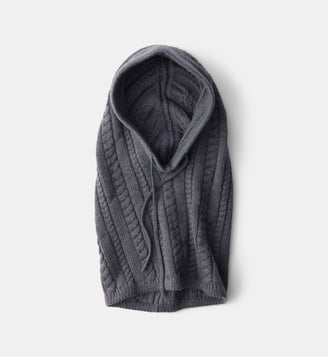 Passe-montagne en laine - Prada - Gris