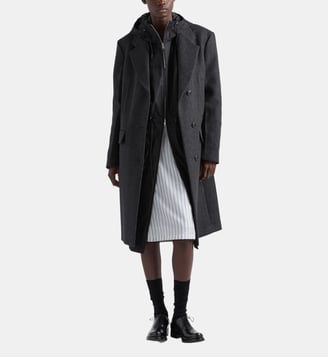 Veste imperméable en Re-Nylon - Prada - Noir