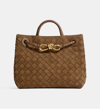 Sac à main Andiamo - Bottega Veneta - Caramel foncé
