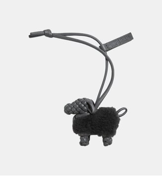 Charm chien - Bottega Veneta - Gris foncé