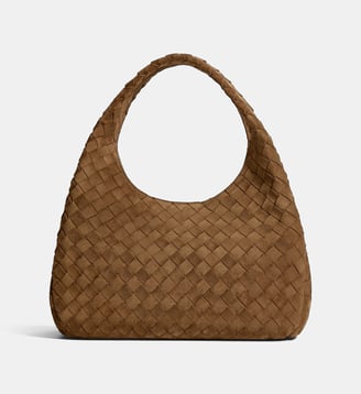 Sac hobo Campana - Bottega Veneta - Caramel foncé