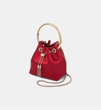 Mini sac bourse Bon Bon - Jimmy Choo - Rouge