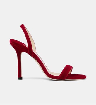 Sandales slingback Jenn 100 - Jimmy Choo - Ruby red