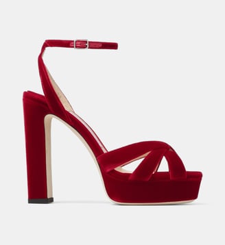 Sandales à plateforme Kove 120 - Jimmy Choo - Ruby red