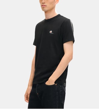 T-shirt Ikat Flower en coton - Kenzo - Black