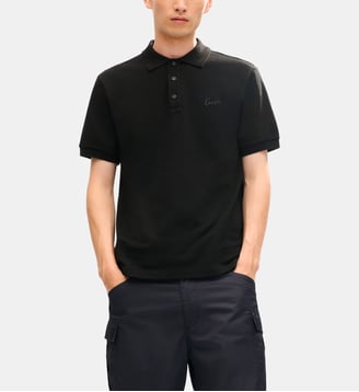 Polo slim Signature en coton - Kenzo - Black