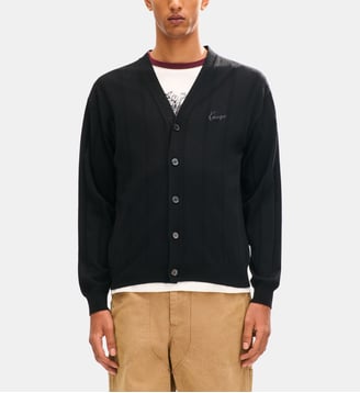 Cardigan Signature en laine mérinos - Kenzo - Black