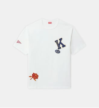 T-shirt en coton Work And Play - Kenzo - Off white