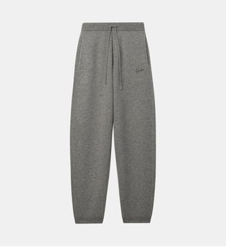 Pantalon droit en laine Signature - Kenzo - Gris clair