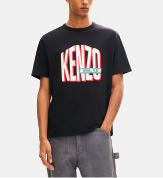 T-shirt Work And Play en coton - Kenzo - Black