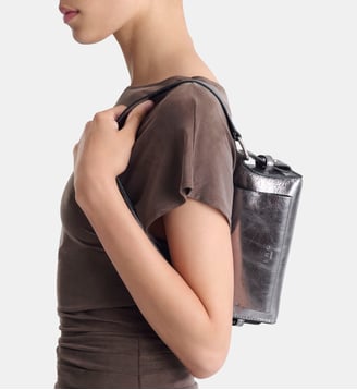 Sac Loopmet en cuir - Iro - Gris clair